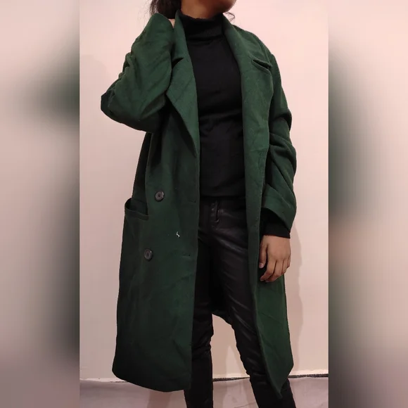 Dark green Overcoat - Picture 2 of 12